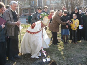 Закладка краеугольного камня, 9 мая 2007 года