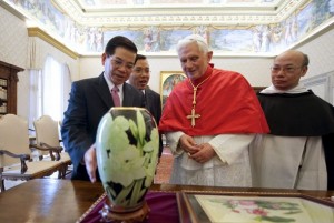 Встреча Папы с президентом Вьетнама