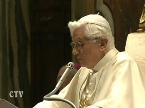 Обращение Бенедикта XVI к участникам пленарной сессии Конгрегации вероучения