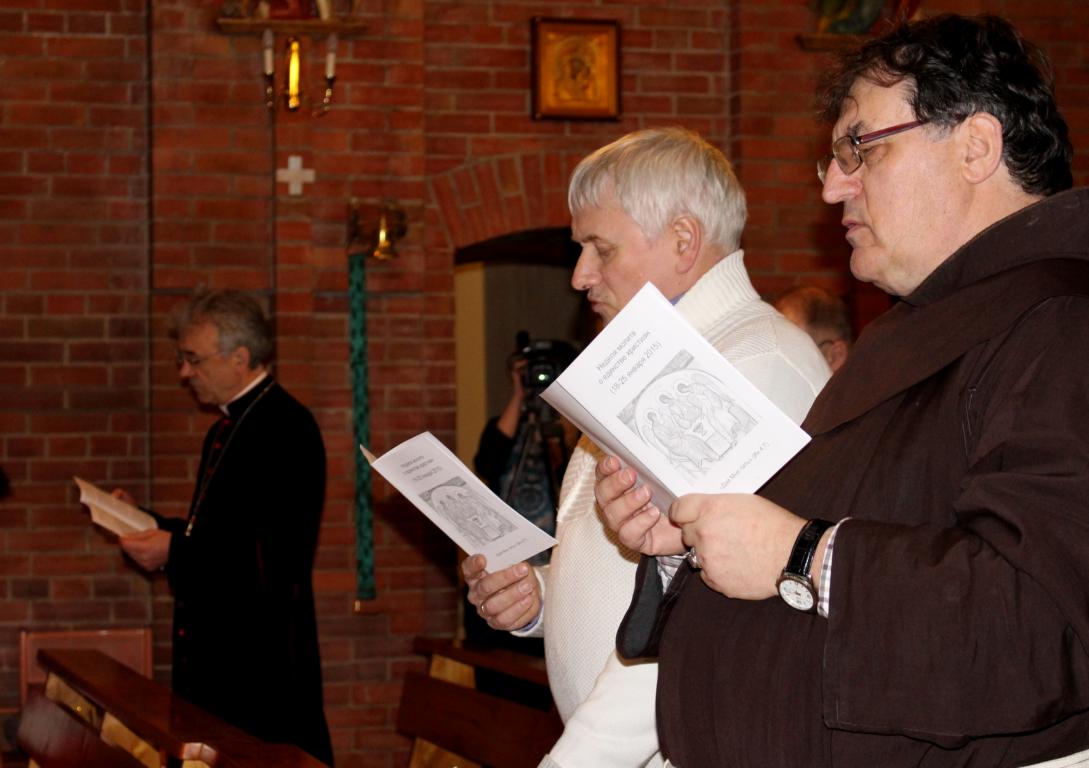 В Новосибирске представители различных конфессий помолились о единстве христиан