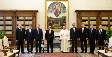 Папа Франциск принял на аудиенции Президента России