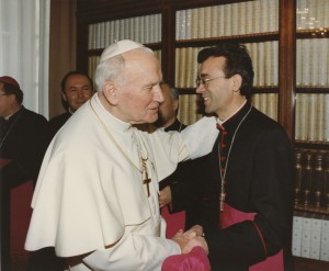 на аудиенции у Папы Иоанна Павла II