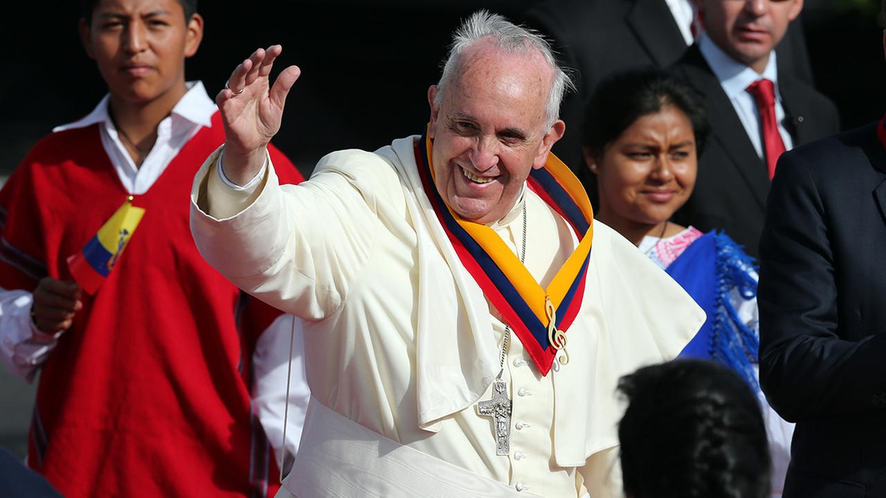 Папа Франциск прибыл в Эквадор