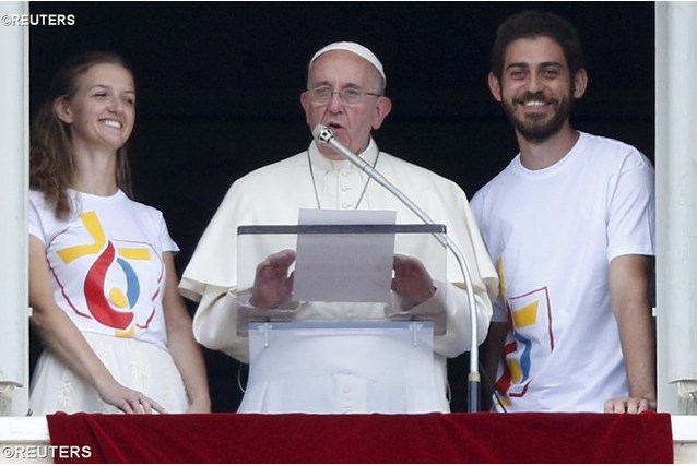 Папа открыл регистрацию участников Всемирного Дня Молодежи в Кракове и призвал освободить похищенных в Сирии