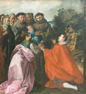 Исцеление св. Франциском Ассизским младенца Бонавентуры