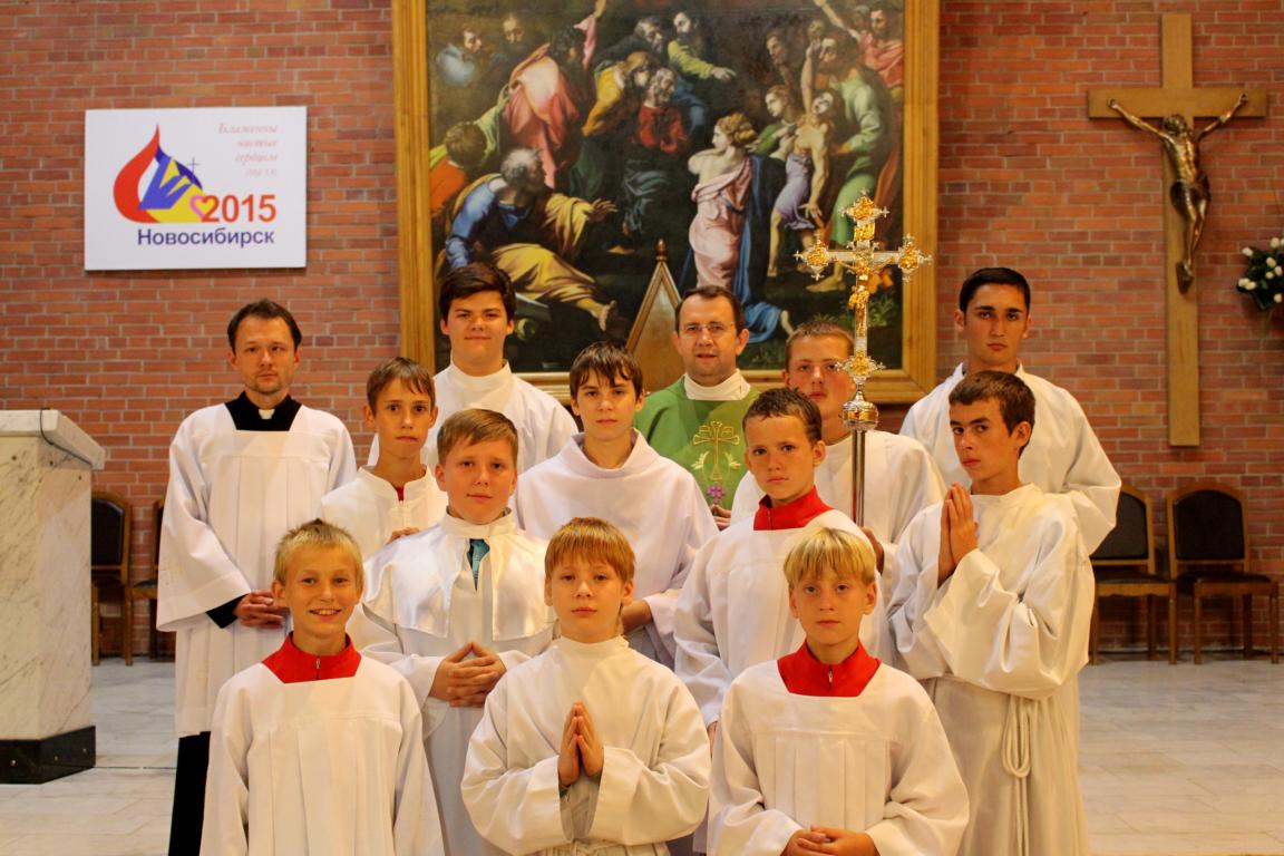 Встреча министрантов Преображенской епархии в Новосибирске
