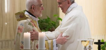 Папа Римский совершил литургию с армянским патриархом