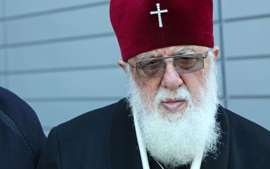 Грузинский патриарх Илия посетил районы вблизи «оккупационной линии»