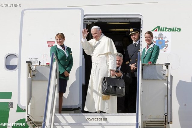Папа Франциск начал путешествие на Кубу и в США