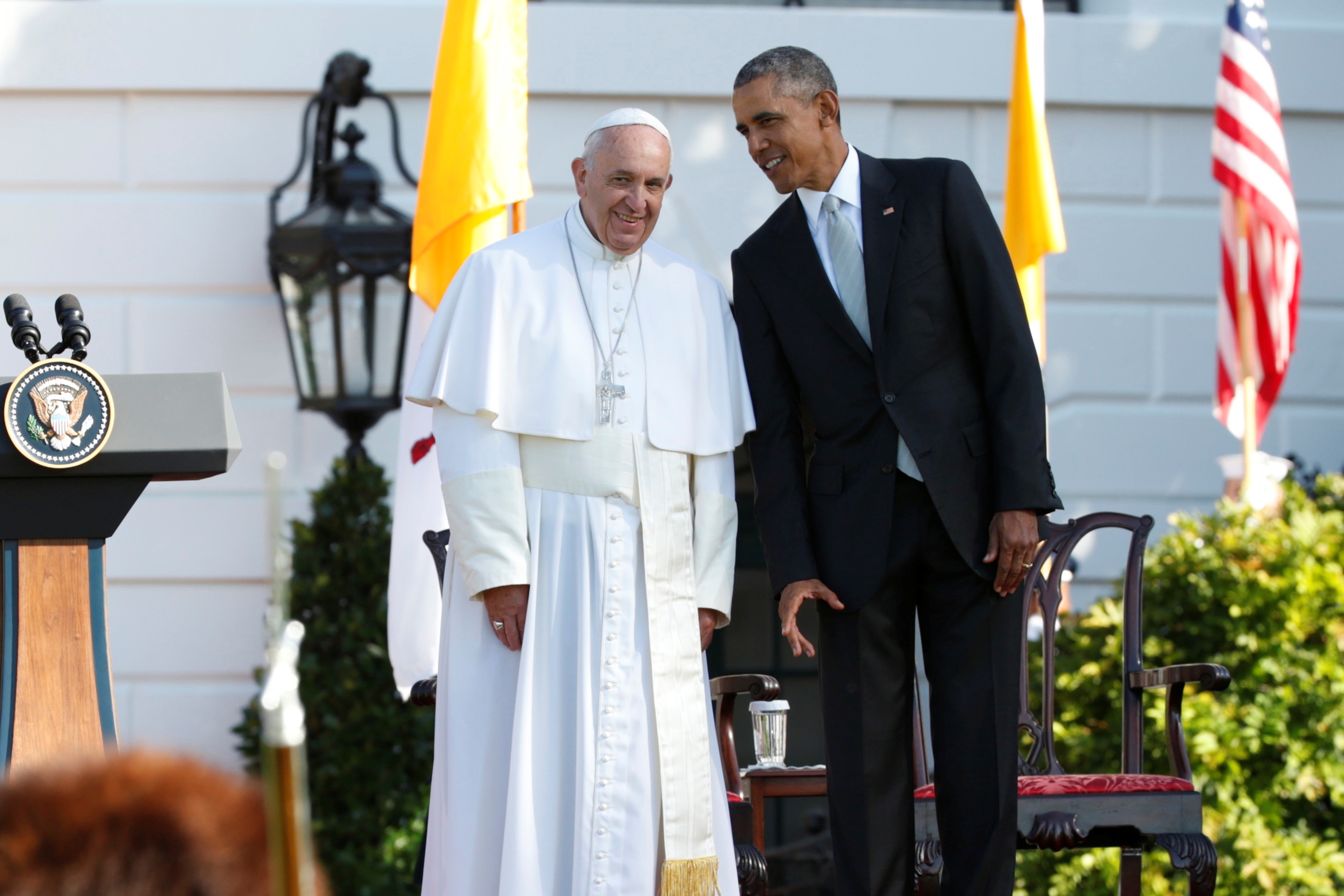 Папа Франциск в Белом доме: «Религиозная свобода — величайшее сокровище Америки»