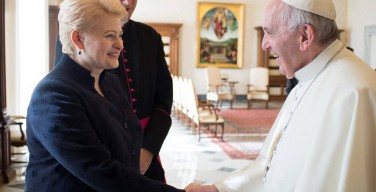 Папа встретился с президентом Литвы