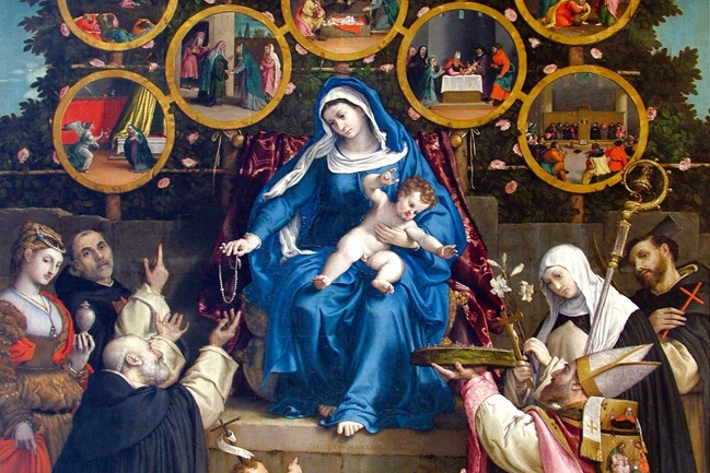 Папа вверил Пресвятой Деве Марии Розария семьи всего мира