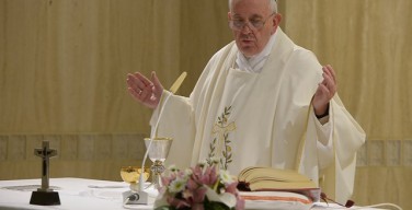 Проповедь Папы Франциска на Мессе в Доме Св. Марфы в понедельник 16 ноября: «Не поддаваться духу мира сего»
