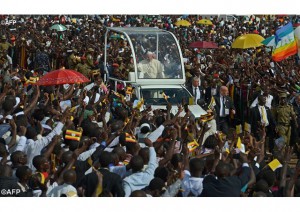 Встреча Папы Франциска с угандийской молодежью
