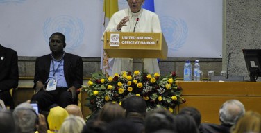 Выступление Папы Франциска в Офисе ООН в Найроби