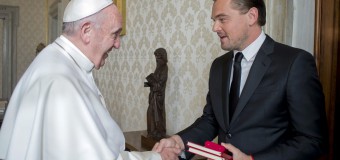 Папа Франциск принял на аудиенции  киноактера Леонардо Ди Каприо (+ ВИДЕО)