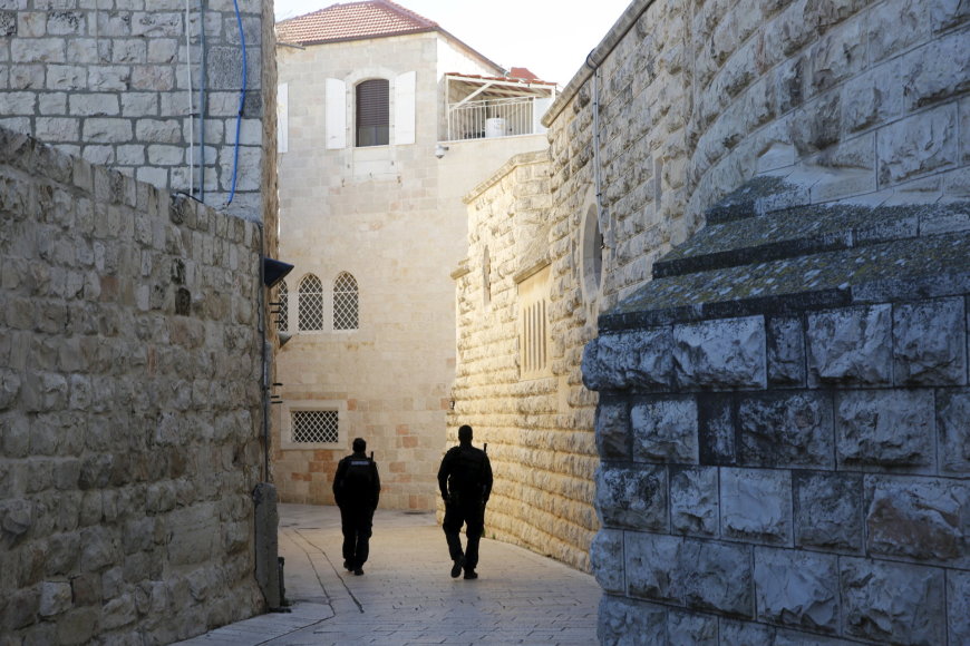 В Иерусалиме осквернено бенедиктинское аббатство Дормицион, которое католики почитают как место успения Богородицы