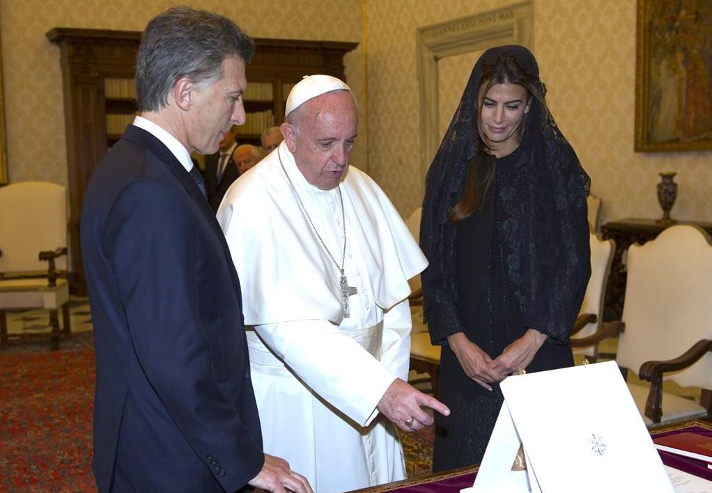 Папа Франциск принял Президента Аргентины Маурисио Макри