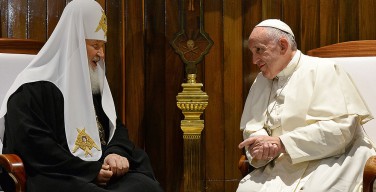 РПЦ оценивает встречу Папы и Патриарха как «очень успешную»