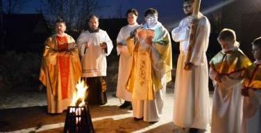 Навечерие Пасхи-2016 у францисканцев