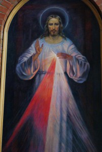 Образ Иисуса Милосердного в Кафедральном соборе Новосибирска