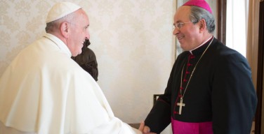 Папа встретился с монс. И. Юрковичем: в центре внимания — беженцы