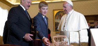 Александр Лукашенко на приеме в Ватикане (ФОТО)
