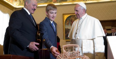 Александр Лукашенко на приеме в Ватикане (ФОТО)