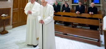 Папа: Бенедикт XVI — учитель «богословия на коленях»