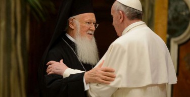 Патриарх Варфоломей обратился с посланием к Папе Франциску