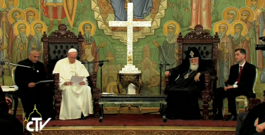 Патриарх-Католикос Илия II назвал Папу Римского «любимым братом»
