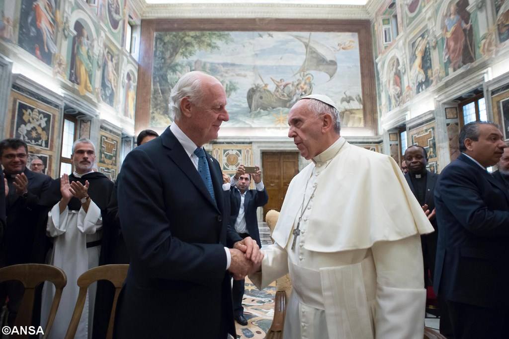 Папа: христиане Ближнего Востока высоко держат светильник веры