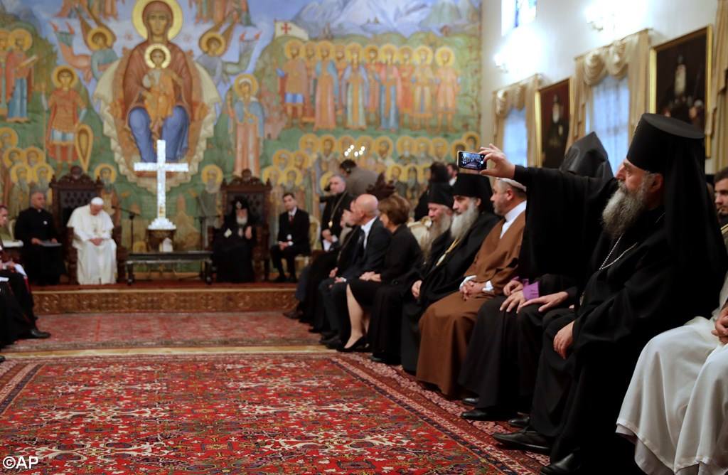 Фотоподробности встречи Папы Римского с Патриархом всея Грузии