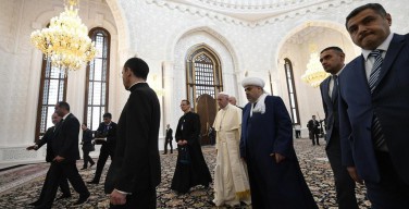 Во время своего визита в Баку Папа Франциск встретился с главой Управления мусульман Кавказа