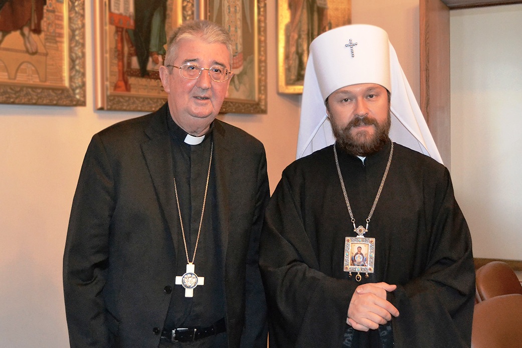 Архиепископ Диармуид Мартин и католическое духовенство из Ирландии встретились с митрополитом Иларионом