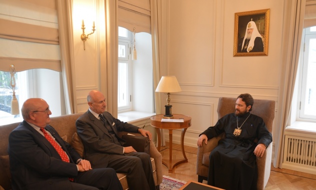 Генеральный секретарь по международным связям Мальтийского ордена встретился с митрополитом Иларионом