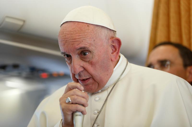 Интервью Папы Франциска на борту самолета Мальмё — Рим