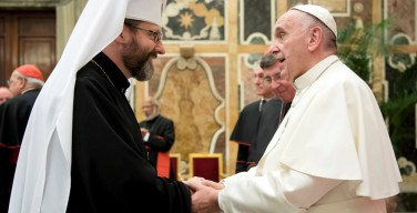 Папа встретился с Верховным архиепископом Киевским и Галицким Святославом Шевчуком