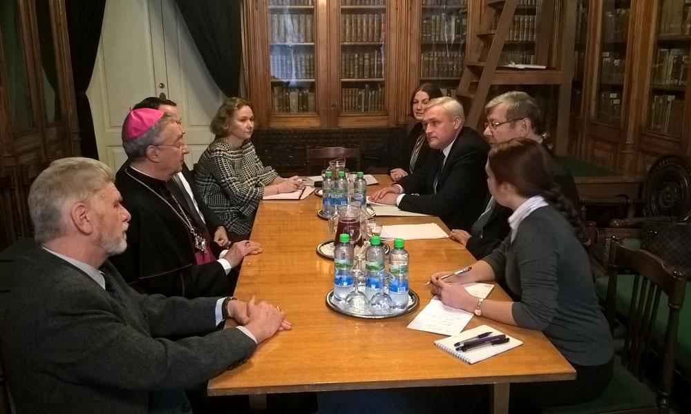 Визит делегации ватиканских архивистов в Россию