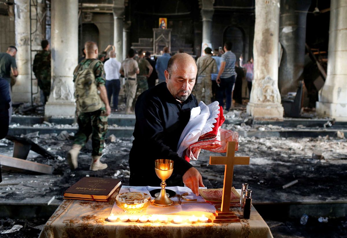 Ирак, Каракош: первая Месса в соборе, разрушенном джихадистами