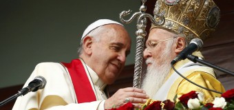 Папа Франциск поблагодарил Патриарха Варфоломея за приверженность экуменизму