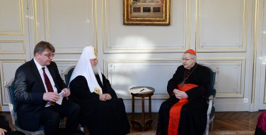 Патриарх Кирилл и католический архиепископ Парижа обсудили защиту традиционных ценностей