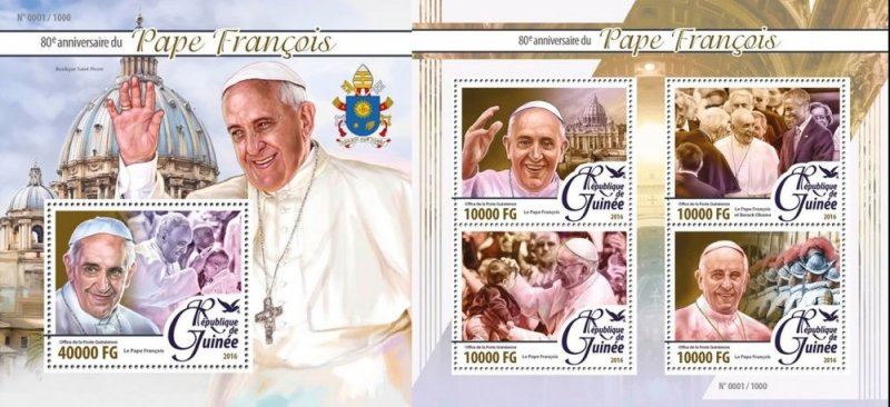 В Ватикане выходит марка к 80-летию Папы Франциска