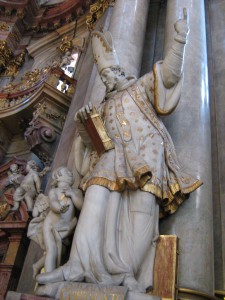 Статуя святого Григория Назианзина в Праге