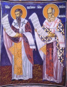 Святые Василий Великий и Григорий Богослов