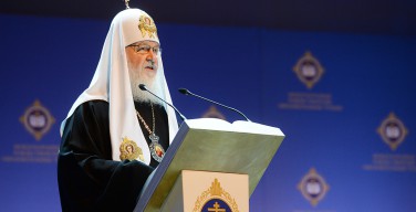 Патриарх Кирилл считает главной причиной Октябрьской революции духовную деградацию народа