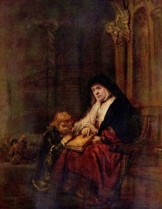 Рембрандт. Тимофей и его бабушка