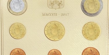 Новые серии ватиканских евро за 2017 год