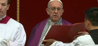 Папа Франциск возглавил покаянное богослужение в базилике Святого Петра