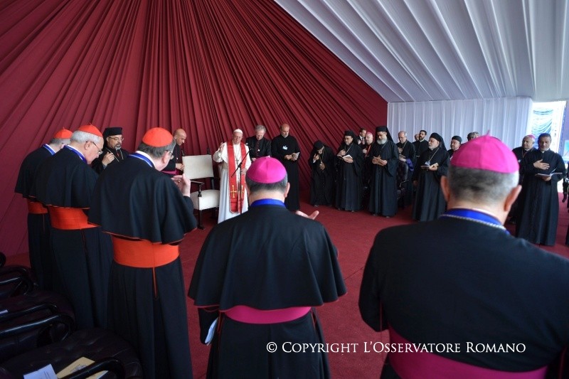 Папа – коптскому католическому духовенству и монашеству: не поддавайтесь искушениям жалоб, сплетен и фараонства